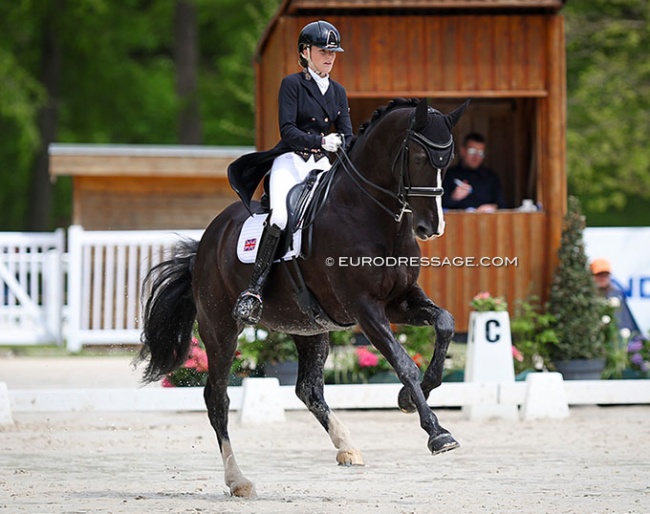 Claudia Davis and Fergus RT at the 2023 CDIO Compiegne :: Photo © Astrid Appels