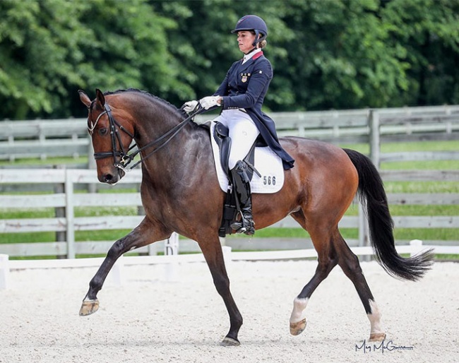 Lauren Sammis and Heiline's Oh Land at the 2023 CDI Quakertown :: Photo © Meg McGuire