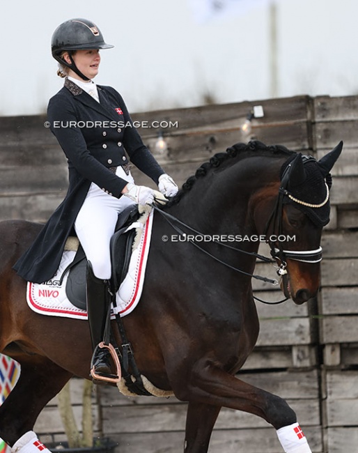 Victoria Toft Waksvik on Dancing Boy at the 2023 CDI Sint-Truiden :: Photo © Astrid Appels
