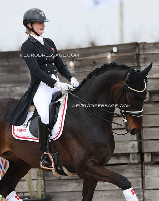 Victoria Toft Waksvik on Dancing Boy at the 2023 CDI Sint-Truiden :: Photo © Astrid Appels