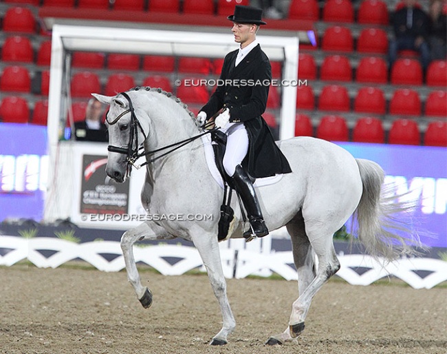 Daniel Bachmann Andersen and Donna Silver in the U25 at the 2013 European Championships :: Photo © Astrid Appels