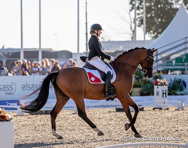 Nicole Geiger and Amigo at the 2022 World Para Dressage Championships in Herning :: Photo © Sharon Vandeput for Hippofoto