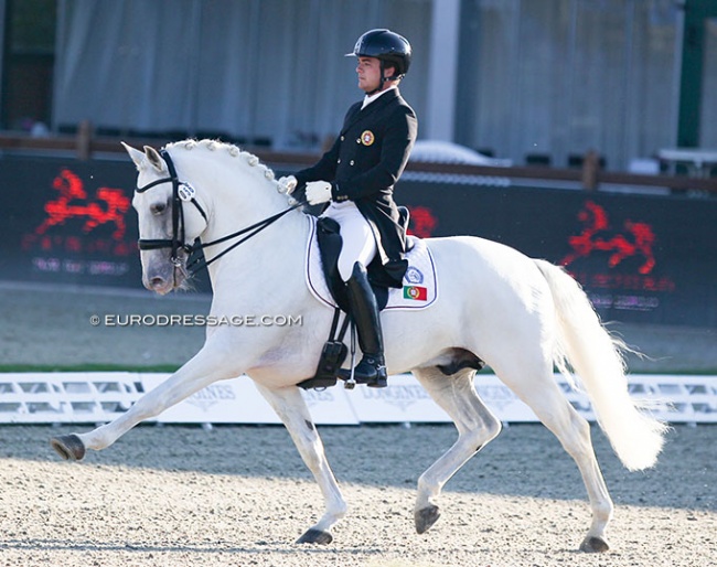 Martim Meneres and Equador at the 2021 European Championships in Hagen  :: Photo © Astrid Appels