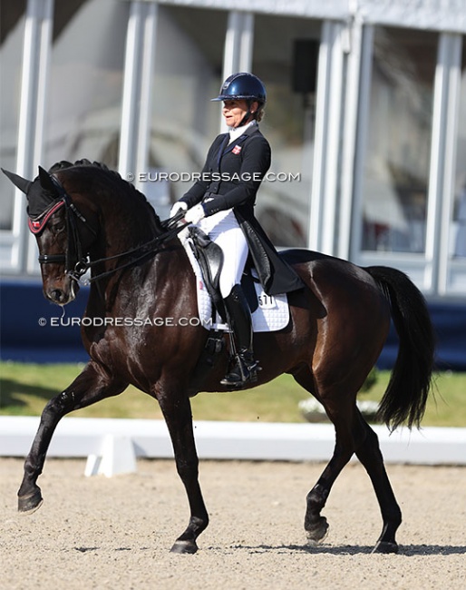 Anne Troensegaard and Kipling at their last CDI, the 2022 CDI Hagen :: Photo © Astrid Appels