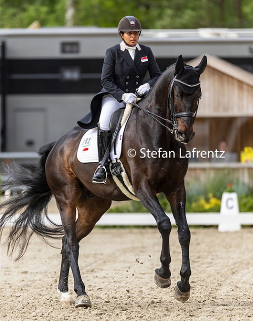 Ranjani Pannirselvam Roshni on Akeno at the 2022 CDI Redefin :: Photo © Stefan Lafrentz