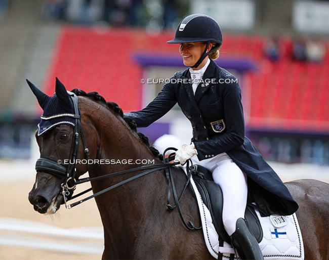 Anna Tallberg and Grevens Zorro at the 2022 World Championships in Herning :: Photo © Astrid Appels