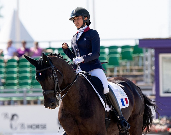 Chiara Zenati and Swing Royal at the 2022 World Para Dressage Championships