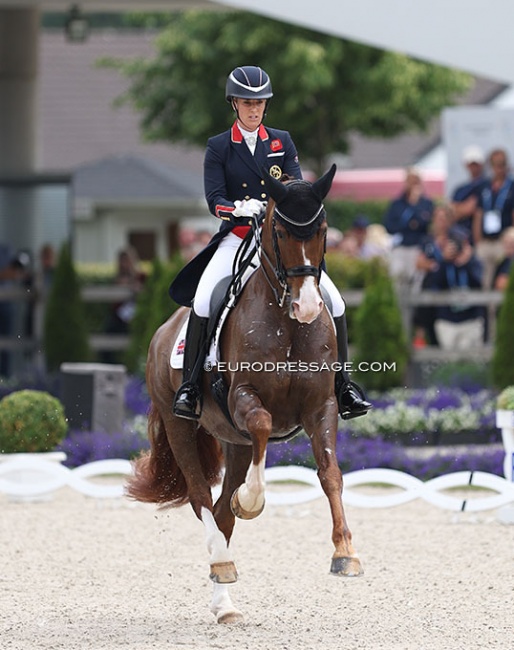 Charlotte Dujardin and Imhotep at the 2023 CDIO Aachen :: Photo © Astrid Appels