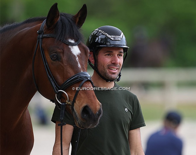 Severo Jurado Lopez with Diana Porsche's Kentucky at the 2023 CDIO Compiegne :: Photo © Astrid Appels