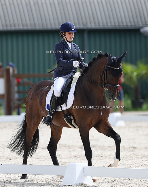 Lisa Cez on Stallone De Hus at the 2023 CPEDI Grote Brogel :: Photo © Astrid Appels