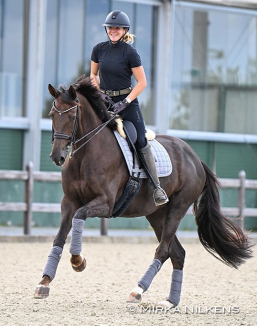 Anna Christina Abbelen and Jida Selly A at Hof Kasselmann in Hagen (GER) :: Photo © Mirka Nilkens