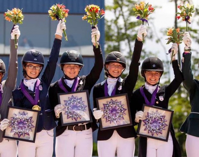 Region 4/6 win team gold at the 2023 North American Junior Riders Championships :: Photo © KTB Creative
