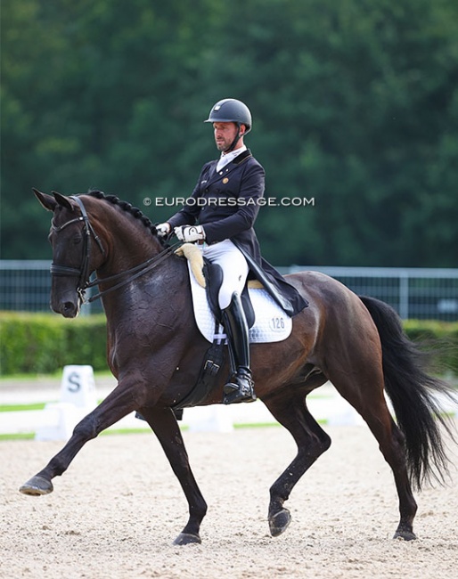 Domien Michiels and Intermezzo van het Meerdaalhof at last weekend's 2023 CDI Ermelo :: Photo © Astrid Appels