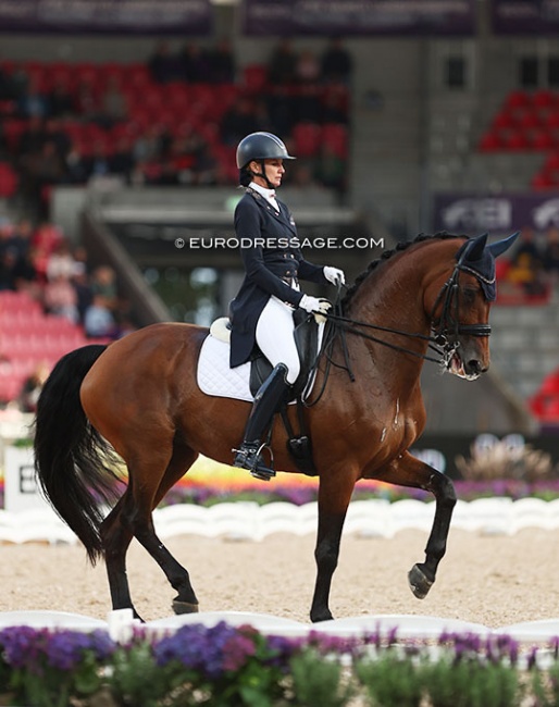 Yvonne Losos de Muniz at the 2022 World Championships Dressage :: Photo © Astrid Appels