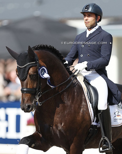 Manuel Dominguez on Escamillo at the 2022 World YH Championships :: Photo © Astrid Appels