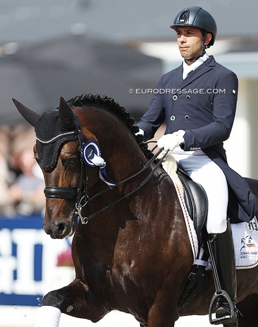 Manuel Dominguez on Escamillo at the 2022 World YH Championships :: Photo © Astrid Appels