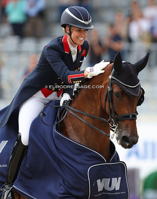 Charlotte Dujardin returns to the CHIO Aachen on 30 September 2023 for a Masterclass. Tickets are available :: Photo © Astrid Appels