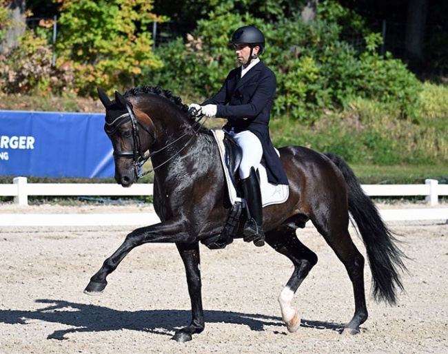 Manuel Dominguez and Escamillo win the last Nurnberger Burgpokal of the 2023 season in Darmstadt :: Photo © R. Dill