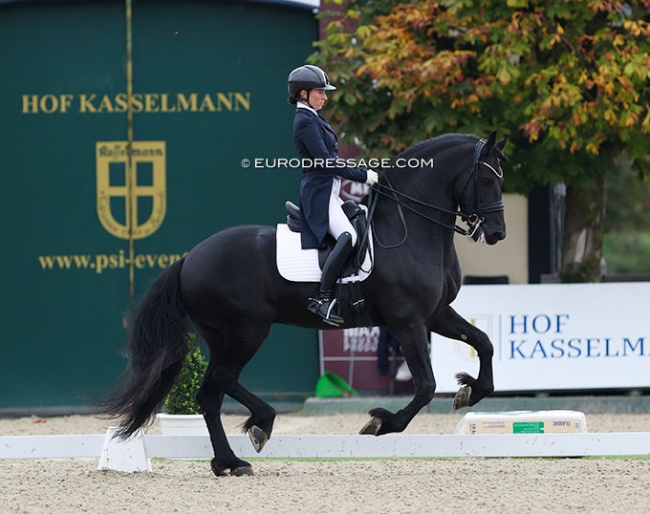 Carolina Cordoba Wolf and Johnny Cash at the 2023 CDI Hagen Autumn Edition on 23 September 2023 :: Photo © Astrid Appels