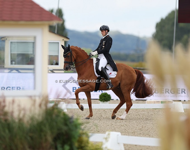 Frederic Wandres and Duke of Britain at the 2023 CDI Hagen - The Autumn Edition :: Photo © Astrid Appels