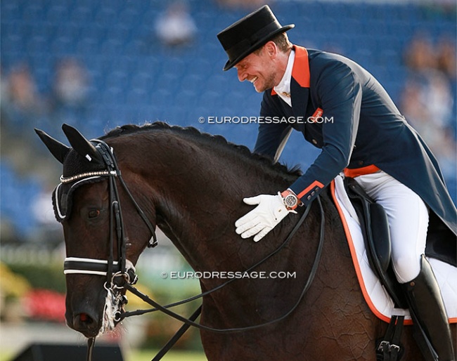 Edward Gal and Undercover at the 2015 European Championships where they were instrumental in Team Holland winning gold :: Photo © Astrid Appels