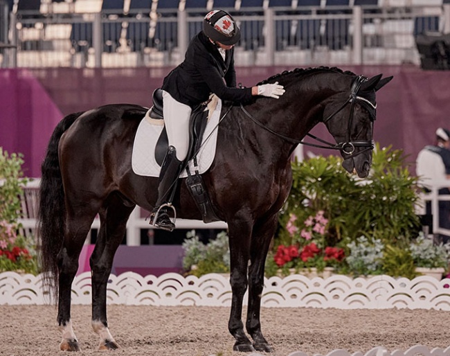 Winona Hartvikson and Onyx at the 2021 Tokyo Paralympics