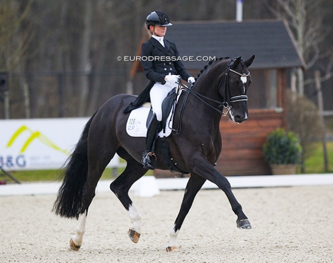 Marieke van der Putten and Amphitryon at the 2022 CDI Opglabbeek :: Photo © Astrid Appels