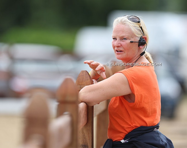 Loes Corsel at the 2023 European Junior Riders Championships :: Photo © Astrid Appels