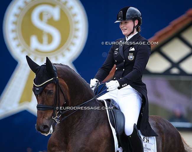 Marina Mattsson and Helix at the 2023 CDI Hagen :: Photo © Astrid Appels