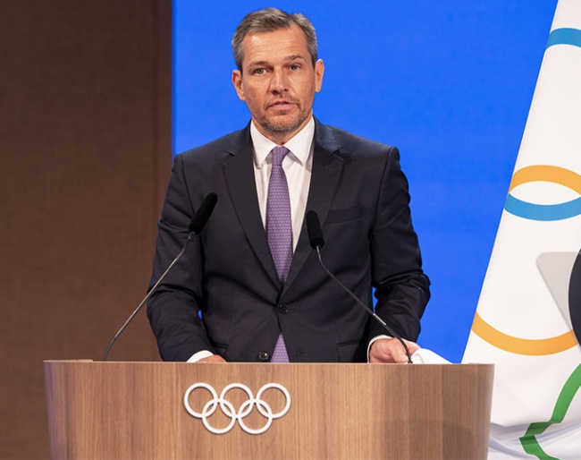 Michael Mronz at the 141st IOC Session in Mumbai :: Photo © IOC/Greg Martin