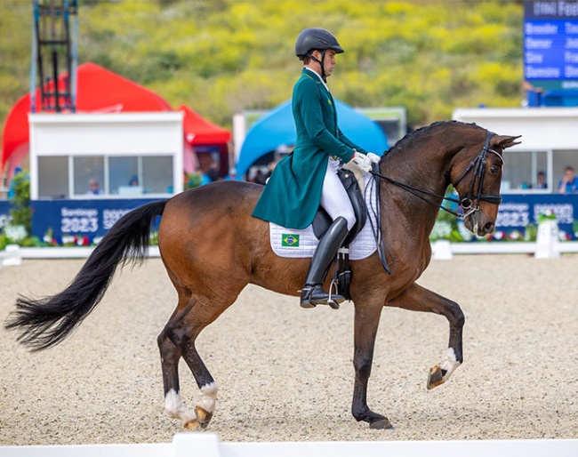Joao Oliva and Feel Good VO at the 2023 Pan American Games :: Photo © FEI/Kristy Pasto