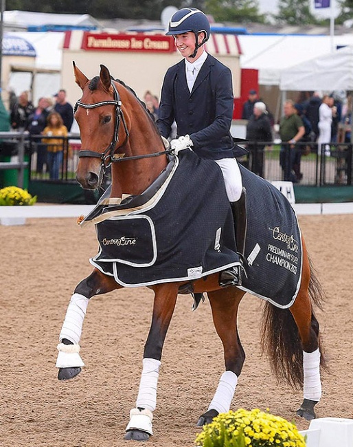 Tom Carter and Newton Despina won the preliminary silver class at the 2023 British Championships :: Photos © Kevin Sparrow