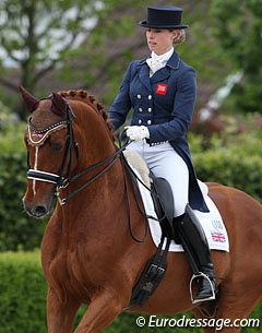 Hannah Biggs and Weltzin at the 2013 CDI Roosendaal :: Photo © Astrid Appels