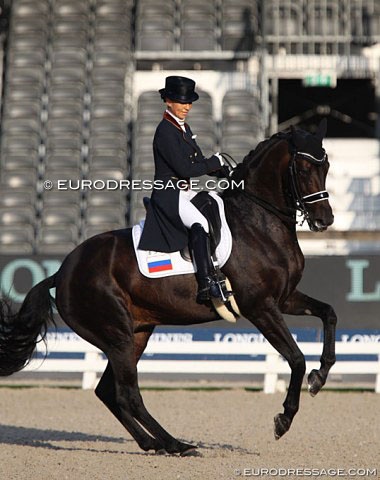Evgenija Davydova on Awakening at the 2019 European Dressage Championships :: Photo © Astrid Appels
