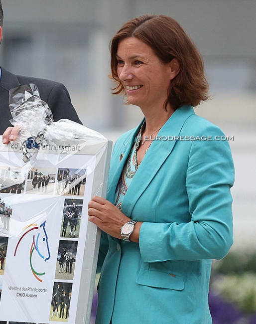 Stefanie Peters, President of the Aachen-Laurensberger Rennverein (ALRV) :: Photo © Astrid Appels