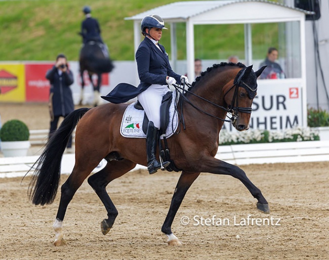 Dorothee Schneider and Escalito at the 2023 CDN Mannheim :: Photo © Stefan Lafrentz