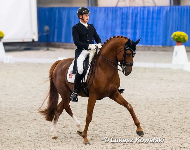 Matthias Rath and Destacado FRH at the 2023 CDI-W Wroclaw :: Photo © Lukasz Kowalski