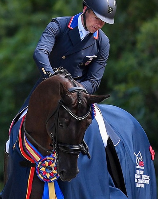 Lucky Strike, one of the U.SA.'s most decorated and winning young and small tour horses