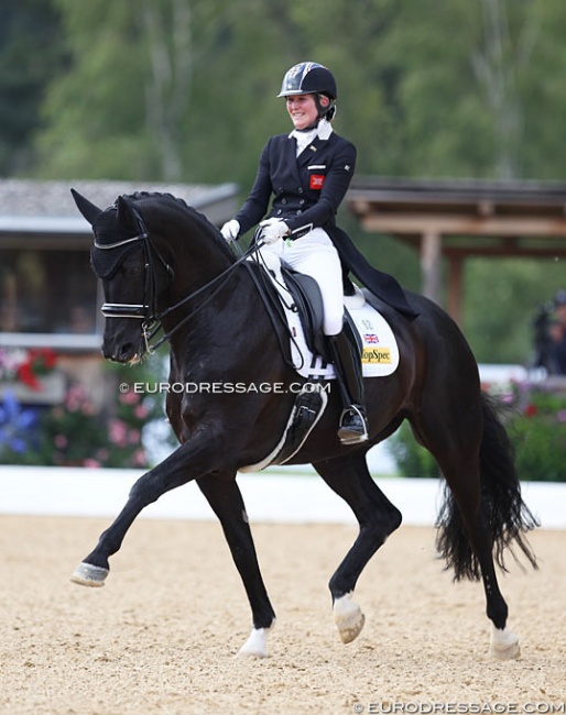Hayley Watson-Greaves and Rubins Nite at the 2018 CDI Fritzens :: Photo © Astrid Appels