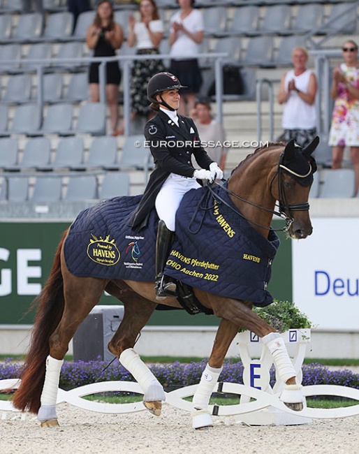 Cathrine Dufour and Bohemian at the 2022 CDIO Aachen :: Photo © Astrid Appels