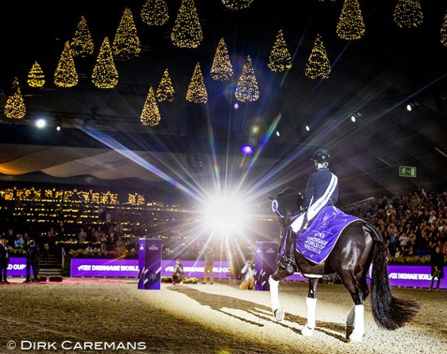 Charlotte Fry and Everdale win the World Cup qualifier at Jumping Mechelen in Belgium :: Photos © Dirk Caremans