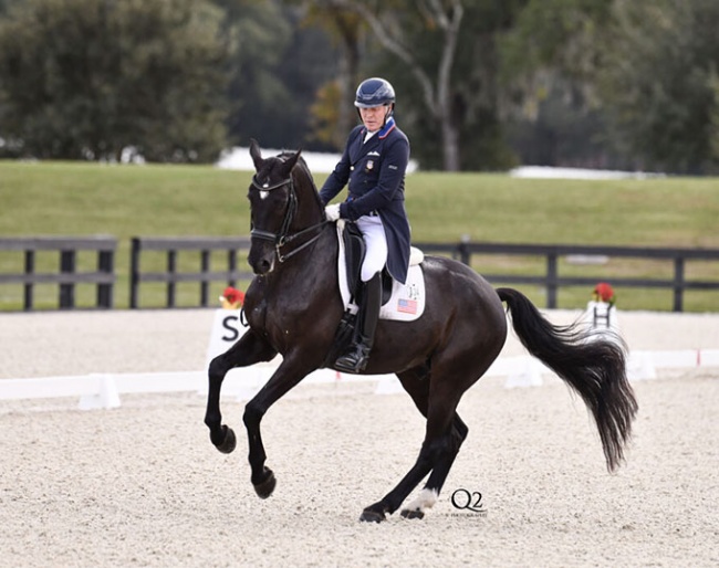 Jan Ebeling and Jubi's Tenacity win the Grand Prix for Special at the 2023 CDI-W Ocala :: Photos © Q2 Photography