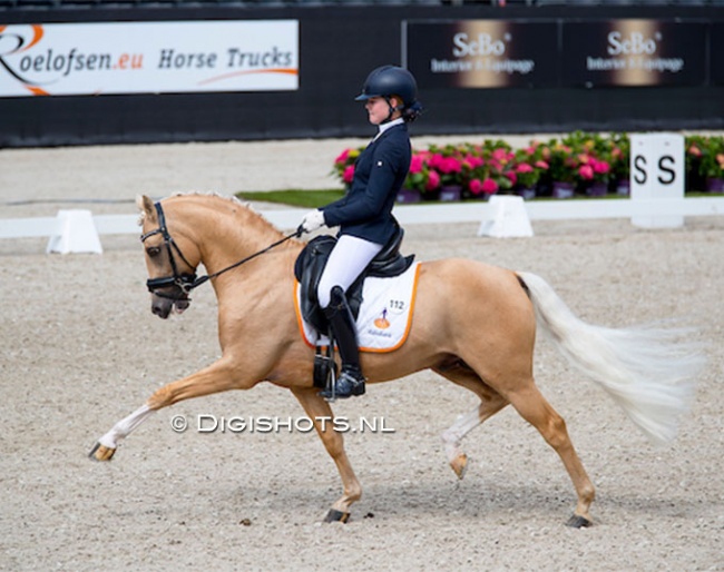 Annelotte Felix and Golden Challenge H at the 2016 Dutch Pony Championships :: Photo © Digishots