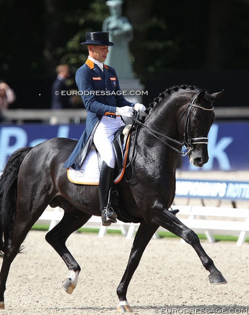 Hans Peter Minderhoud and Dream Boy at the 2019 European Championships in Rotterdam :: Photo © Astrid Appels
