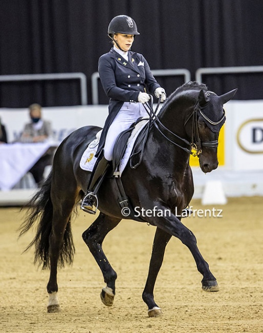 Lena Waldmann and Grey Flanell at the 2020 CDN Oldenburg :: Photo © Stefan Lafrentz