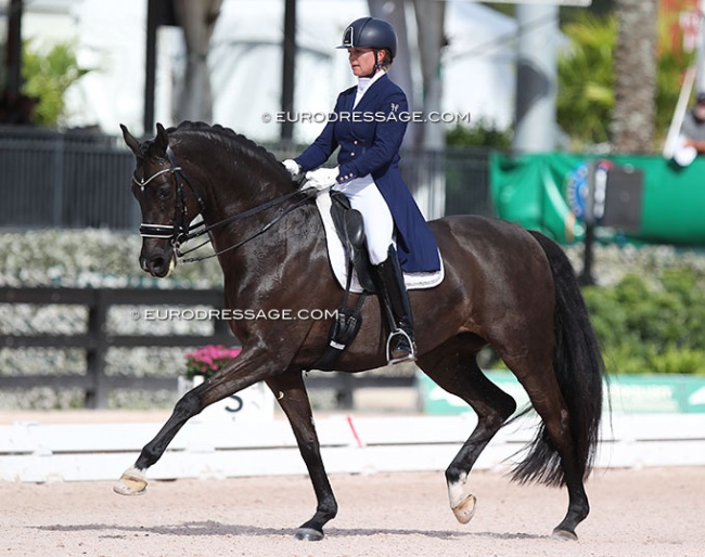 Pia Fortmuller and Frieda at the 2022 CDI Wellington :: Photo © Astrid Appels