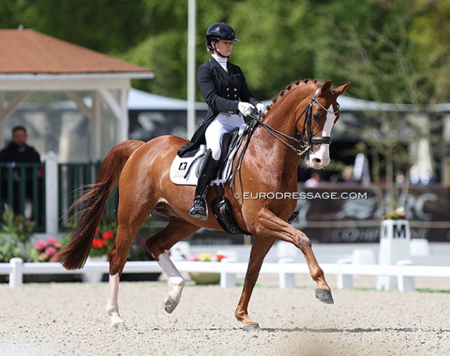 Charlotte Fry and Lars van de Hoenderheide at the 2023 CDIO Compiègne :: Photo © Astrid Appels