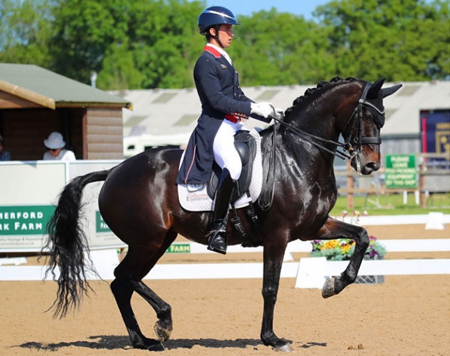 Alexander Harrison-West on MSJ Top Secret at the 2023 CDN Somerford :: Photo © Jasmine Punter