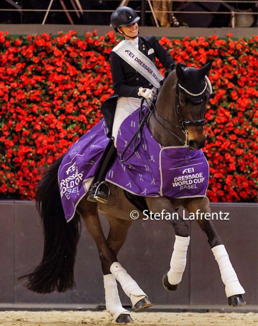 Jessica von Bredow-Werndl and Dalera BB at the 2023 CDI-W Basel :: Photos © Stefan Lafrentz