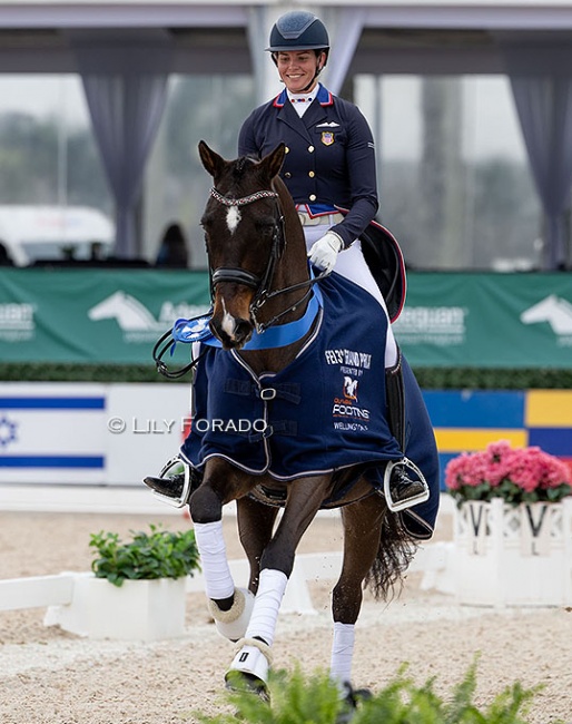Anna Marek and Fire Fly at the 2024 CDI-W Wellington :: Photo © Lily Forado